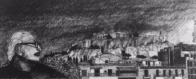 Marvin Self Sketch at Athens Acropolis From Being Creative Book