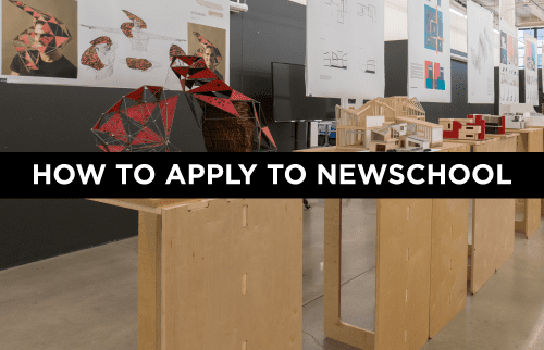 Get details on how to apply to NewSchool.