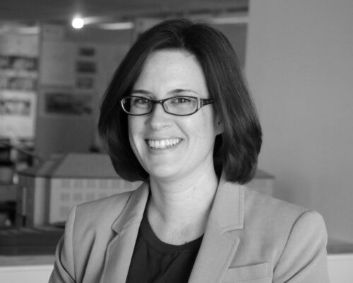 Headshot of Kerry Drake, architect and planner, and NewSchool of Architecture & Design alum