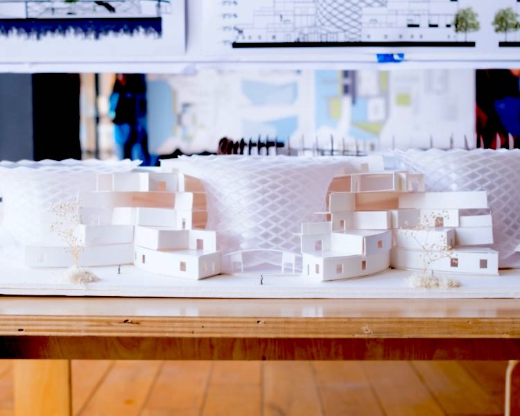 Bachelor of Architecture student project of a water conservation center