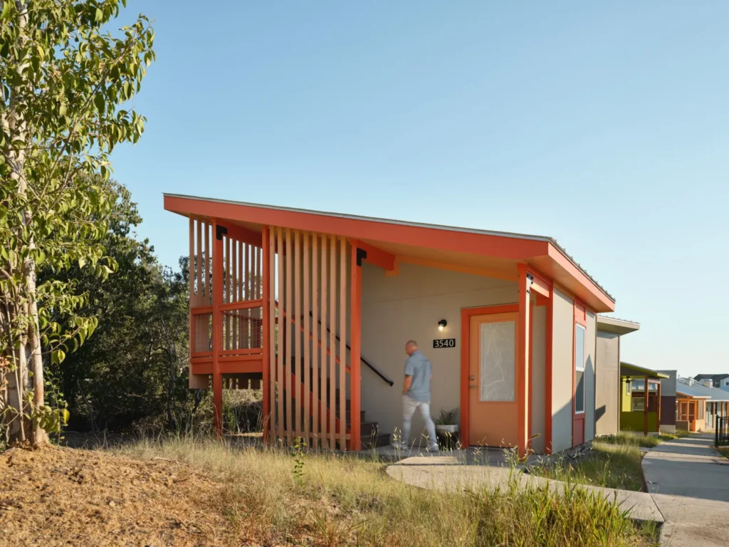 A modern tiny home in the project