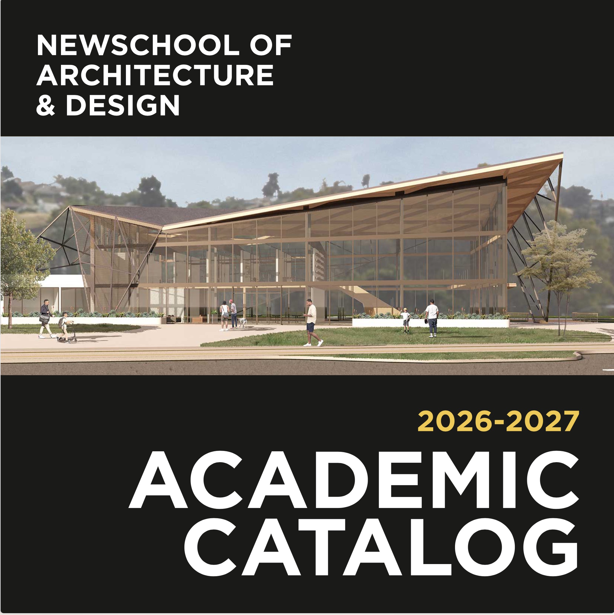 Screenshot NewSchool of Architecture & Design 2026-27 Academic Catalog Cover