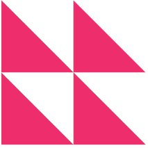 Magenta triangles icon