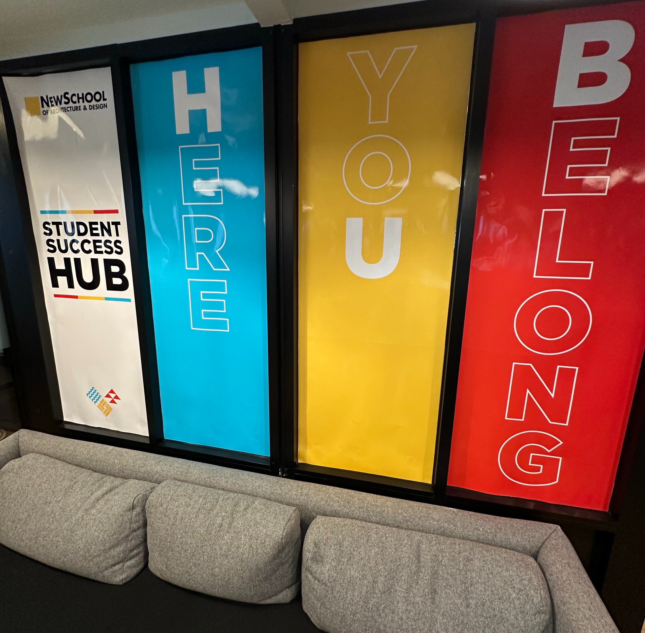 Students in the Student Success Hub
