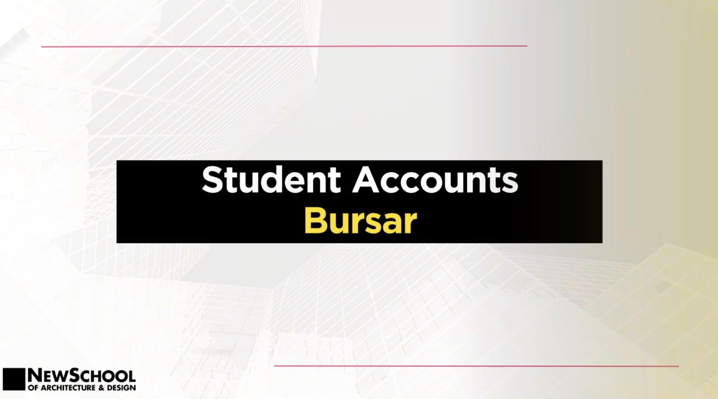 Student Accounts: Bursar. A short informational video