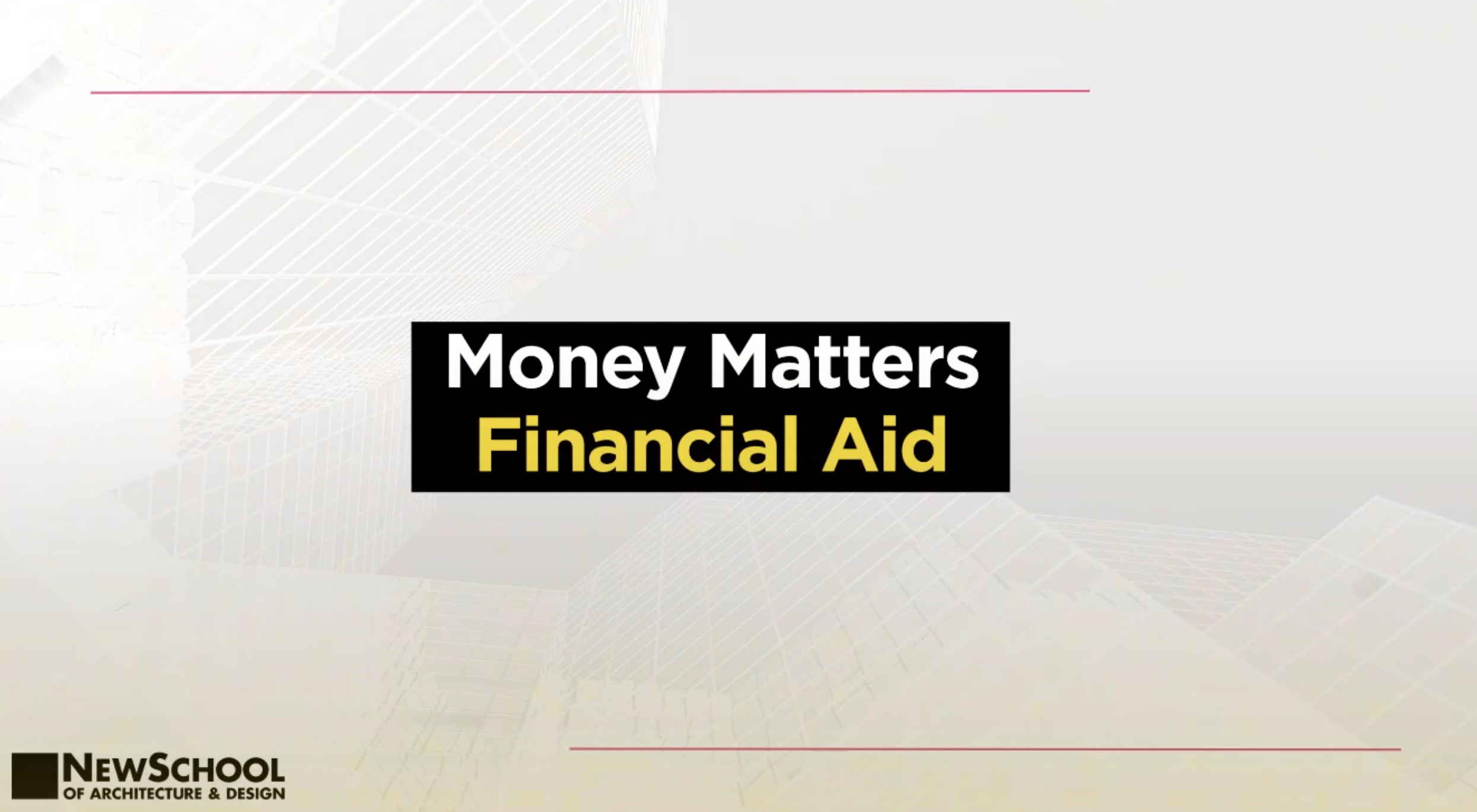Money Matters: Financial Aid- a short informational video